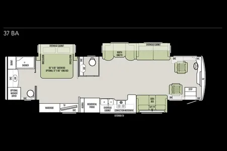 Glamping Queen Tiffin Motorhomes RED Class A