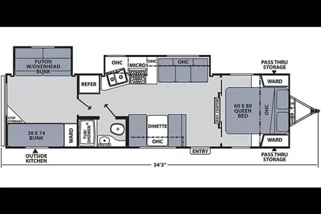 "Belle Vita" (Beautiful Life) RV Cottage on Puslinch Lake-2021 Coachmen Apex 300BHS
