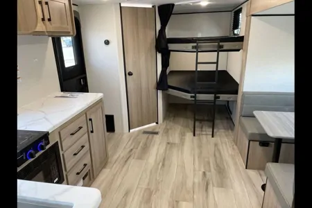 The Traveler Keystone Coleman 22BX Light Travel Trailer