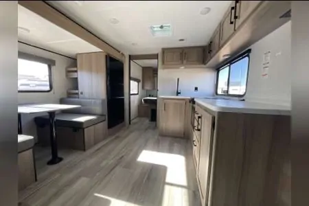 The Traveler Keystone Coleman 22BX Light Travel Trailer