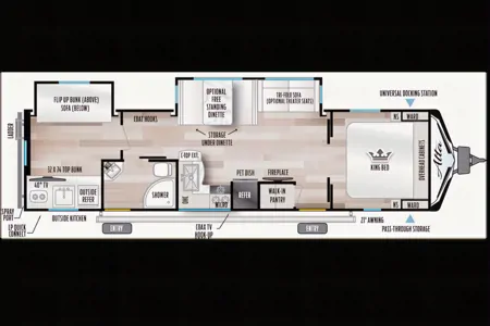 Family Adventurer! 2022- Alta 3150KBH Travel Trailer