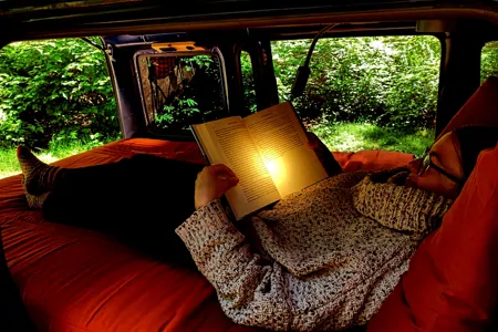 Tanuki, Island Micro Campers. Vintage Japanese Kei Truck (Daihatsu Hijet).