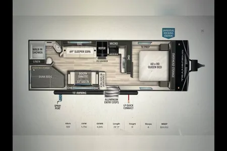 Grand Design Transcend Bunkhouse