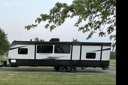 Levi's Keystone Hideout Travel Trailer