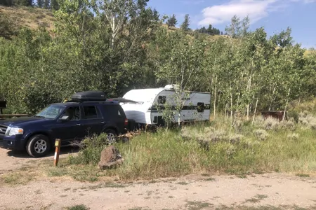 Gena’s New Horizons-Sunset Park RV Sun Lite 21TH Toy Hauler