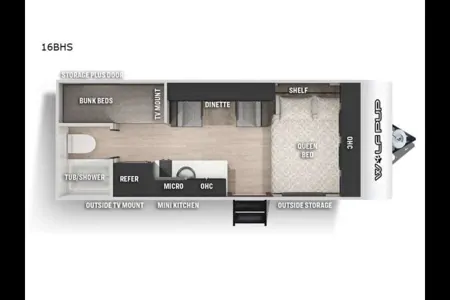 Well Kept! Forest River Cherokee Wolf Pup Limited Travel Trailer