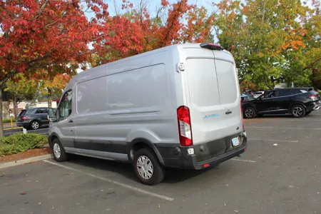 All-Electric 2023 Ford Camper van with Wifi, Office & Comforts!