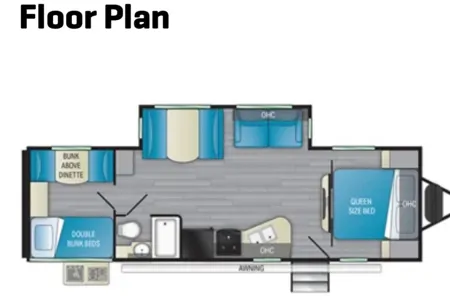 Magnificent Family Adventurer The Sundance Quad bunk (QB 291) Travel Trailer