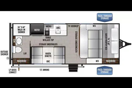 SILVER LAKE Modern SUV-Towable Camper that Sleeps 4!!