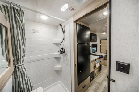 SILVER LAKE Modern SUV-Towable Camper that Sleeps 4!!