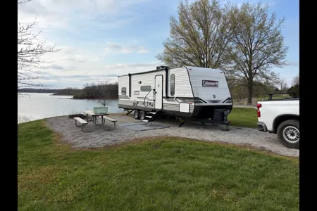 Christian's Coleman lantern 262bh Travel Trailer