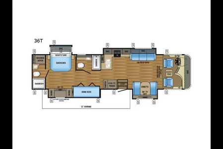 2017 Jayco Precept 36T – Spacious Motorhome for Families & Groups