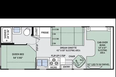 Great Deal Thor Motor Coach Four Winds 23U Class C (Temecula Area)