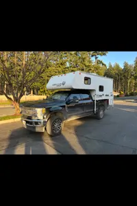 Buck Blue Truck Camper