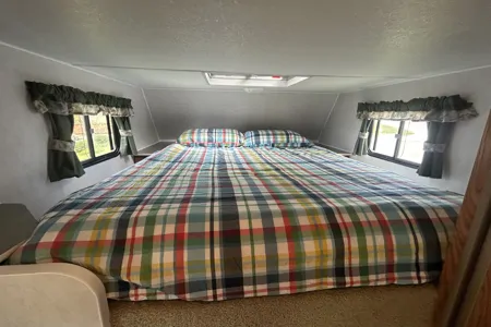 Buck Blue Truck Camper