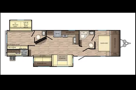 Crossroads Volante db33 Travel Trailer
