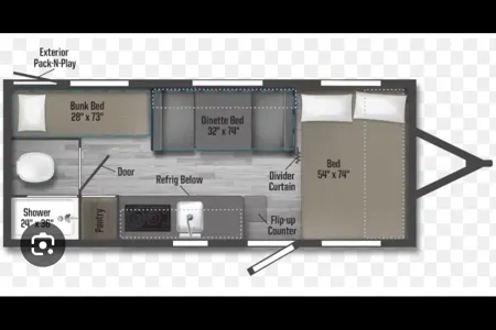 Jenny's Winnebago Micro Minnie 1700bh Travel Trailer