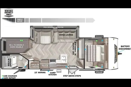 2023 Wildwood Xlite 263BHXL Travel Trailer