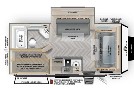 Ember 191MSL 2 Travel Trailer