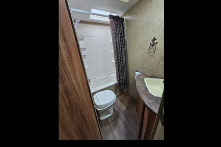 The Bear Cub KZ Spree C250BHS Travel Trailer