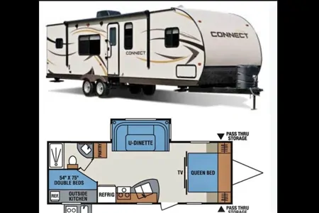 The Bear Cub KZ Spree C250BHS Travel Trailer