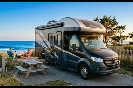 26 - 2023 Coachmen Prism LUXURY Mercedes Sleeps 5 - WiFi - Ebike