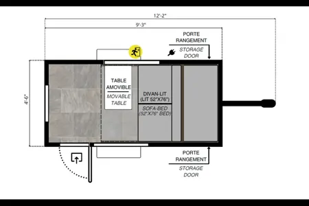 BBRoulote Prolite Suite Micro Trailer
