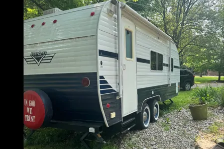 Carrie's Riverside RV Retro Travel Trailer