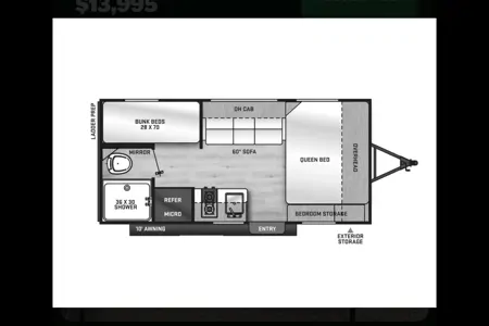 Coachmen Catalina Legacy 164BHX Travel Trailer