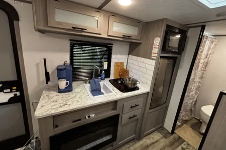 Michael's Coleman lantern LT Travel Trailer