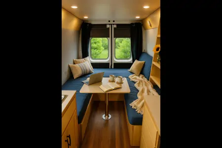 Ruffus – Cozy Adventure Van for Two, Off-Grid Ready! 🚐✨