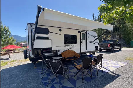 Brand new Keystone 25ft trailer. This is glamping!