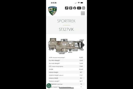 JamiRose's Spottrek ST327VIK Travel Trailer