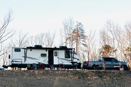 Camping and Fishing Fun (Outback Ultra Light RV)