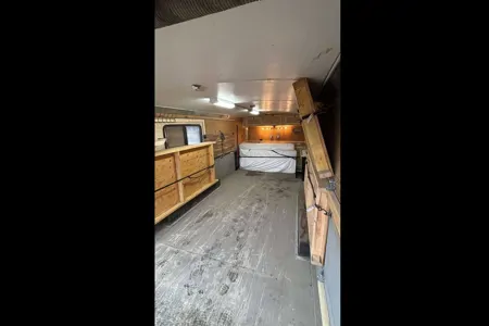 Elaine's Royal 20 foot car hauler/skidoo/ATV, camperized, bumper pull toy Hauler