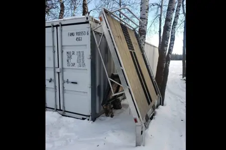 Elaine's Royal 20 foot car hauler/skidoo/ATV, camperized, bumper pull toy Hauler