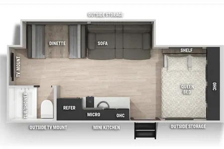 Michael's Forest River Wolf pup 18to Travel Trailer