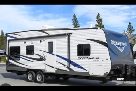 Forest River toy hauler T24FQ MX Toy Haule