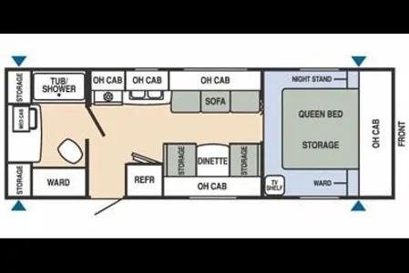 Neil's Starcraft M-24QB Travel Trailer