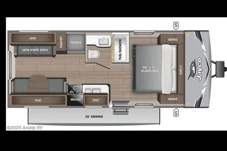 2025 Jayco Jay Flight SLX 210 QB Travel Trailer (Couples or Small Families Trailer)