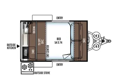 Ed's Geo Pro 12RK Micro Trailer