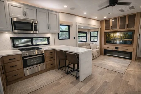 "The Sanctuary" Forest River Sandpiper Fifth Wheel