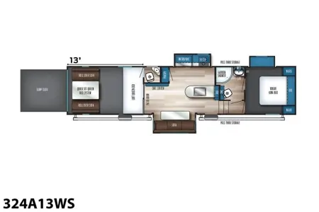 Unlimited Generator Use!!! Rv Rentals Way of Life's Forest River 324A13WS Fifth Wheel CR1