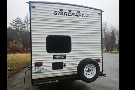 Family Camping Package Trailer | Sleeps 10 | Delivery & Setup, BBQ, Tent & Projector