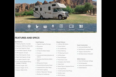 Thor Motor Coach Majestic 23A Class C Easy to drive complete w Everything