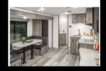 Renae and Tyler’s KZ Sportsman Travel Trailer