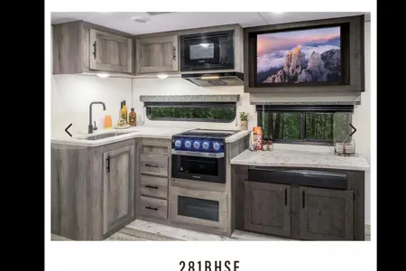 Renae and Tyler’s KZ Sportsman Travel Trailer