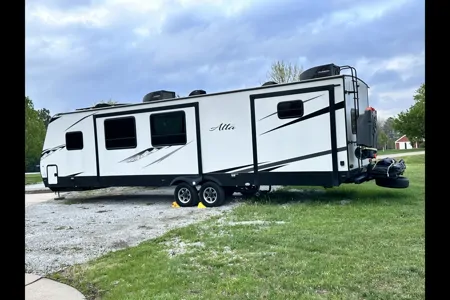 Party trailer on wheels