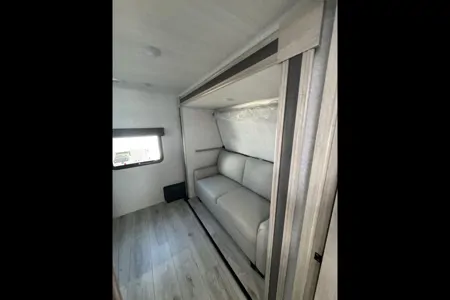 Party trailer on wheels