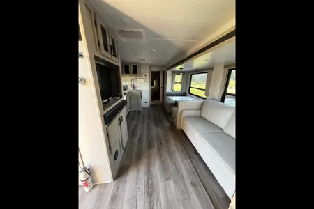 Party trailer on wheels